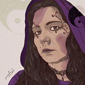 Mon projet du cours : Portrait illustré avec Procreate. Traditional illustration, Vector Illustration, Digital Illustration, and Portrait Drawing project by Georgette Camberos - 03.24.2022