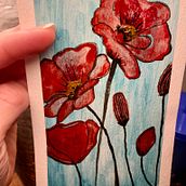 Watercolored Poppies . Ilustração tradicional projeto de Ivy Sheppard - 28.02.2022