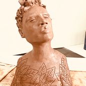 Meu projeto do curso: Introdução à escultura figurativa com argila. Fine Arts, and Sculpture project by juliamanta - 03.24.2022