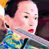 Dagas Voladoras. Projekt z dziedziny R, sunek c, frow, Malarstwo c i frowe użytkownika cristina_r_sedeno - 24.03.2022