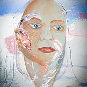 Meu projeto do curso: Retrato ilustrado em aquarela. Een project van Traditionele illustratie,  Beeldende kunst, Schilderij,  Tekening, Aquarelschilderen,  Portrettekening y  Artistieke tekening van Valeria Castellano - 21.03.2022