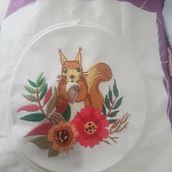 Practice Squirrel . Arts, Crafts, and Embroider project by clockworkmagpie - 03.25.2022