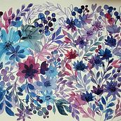 My project for course: Artistic Floral Watercolor: Connect with Nature Ein Projekt aus dem Bereich Traditionelle Illustration, Malerei, Aquarellmalerei und Botanische Illustration von Antonella Giardinelli - 22.03.2022