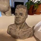 My project for course: Introduction to Clay Figurative Sculpture. Fine Arts, and Sculpture project by jerome_laurendeau - 03.25.2022