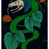 Mi Proyecto del curso: Quetzalcoatl. Traditional illustration, Drawing, Digital Illustration, Realistic Drawing, Digital Painting, and Naturalistic Illustration project by Laura Garduño - 04.03.2022