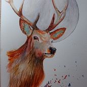 Mój projekt z kursu: Ekspresyjne portrety zwierząt w akwareli. Traditional illustration, Watercolor Painting, Realistic Drawing, and Naturalistic Illustration project by ren.kud - 03.25.2022