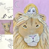 My project for course: Creative Drawing with Ink and Gouache. Un progetto di Illustrazione tradizionale, Creatività, Disegno, Disegno artistico, Pittura acrilica, Illustrazione con inchiostro e Pittura gouache di Vilda - 25.03.2022