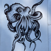 Il mio progetto del corso: Design di tatuaggi Blackwork. Un projet de Illustration traditionnelle, Illustration numérique , et Conception de tatouage de Camilla Santini - 25.03.2022