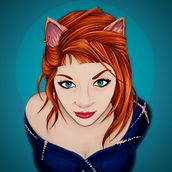 Mon projet du cours : Portrait de personnages féminins avec Procreate. Un proyecto de Ilustración tradicional, Ilustración digital y Dibujo digital de gabryann44 - 25.03.2022