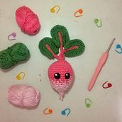 Mi Proyecto del curso: Introducción al crochet: amigurumis inspirados en alimentos  Ein Projekt aus dem Bereich H, werk, Spielzeugdesign, Weben, DIY, Crochet und Amigurumi von Valeria Montserrat Tenorio Hernández - 26.04.2022