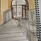 My project for course: Exploratory Sketchbook: Find Your Drawing Style. Ilustração tradicional, Esboçado, Criatividade, Desenho, Pintura em aquarela, Sketchbook, e Pintura guache projeto de Dina Soliman - 25.03.2022