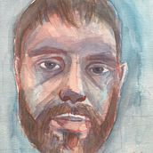 Mi Proyecto del curso: Retrato artístico en acuarela. Fine Arts, Painting, Watercolor Painting, and Portrait Drawing project by Xaime Martínez Menéndez - 01.10.2022