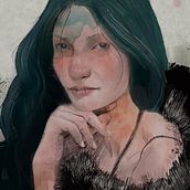 My project for course: Illustrated Portraits with Procreate. Un proyecto de Ilustración tradicional, Ilustración vectorial, Ilustración digital y Dibujo de Retrato de jonnymoss1 - 26.03.2022
