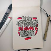 Mi Proyecto del curso: Lettering inspirado en grafiti. Tipografia, Caligrafia, Lettering, Desenho tipográfico, H, e Lettering projeto de Juan Carlos Bonillo Pérez - 23.03.2022