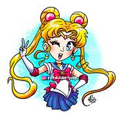 Sailor Moon dynamic practice. Un proyecto de Ilustración tradicional de Nicole Davila - 16.01.2022