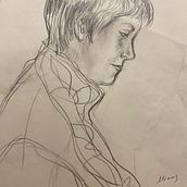 My project for course: Portrait Sketchbooking: Explore the Human Face. Sketching, Drawing, Portrait Drawing, Artistic Drawing, and Sketchbook project by Irina Evans - 03.27.2022