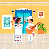 Mi Proyecto del curso: Ilustración vectorial con estilo. Un projet de Illustration traditionnelle, Illustration vectorielle, Dessin , et Design pour les réseaux sociaux de Mayra Jacqueline Pantoja Núñez - 27.03.2022