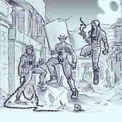 Meu projeto do curso: Fundamentos do desenho de pessoas a partir da imaginação. Traditional illustration, Fine Arts, Sketching, Pencil Drawing, Drawing, Artistic Drawing, and Figure Drawing project by Ilustre Otto - 03.26.2022