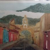 Mi Proyecto del curso: Paisajes urbanos en acuarela. Fine Arts, Watercolor Painting, and Architectural Illustration project by Erwin Cardona - 03.28.2022