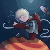 ilustración para fomentar la lectura infantil. Traditional illustration project by Laura Ramírez Salado - 04.05.2019