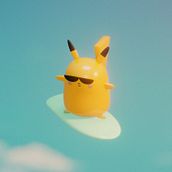 Mein Kursprojekt: Kawaii-Figuren in 3D mit Blender. Un progetto di Illustrazione tradizionale, Character design, Illustrazione digitale, Modellazione 3D e Manga di Benjamin - 28.03.2022