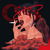 My project for course: Digital Fantasy Portraits with Photoshop. Un projet de Illustration traditionnelle, Dessin, Illustration numérique, Dessin de portrait, Dessin numérique , et Peinture numérique de Hafsa Yousuf - 28.03.2022