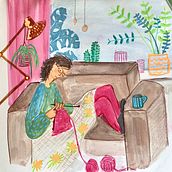 Mijn project van de cursus: Sketchbook om je tekenstijl te verkennen. Traditional illustration, Sketching, Creativit, Drawing, Watercolor Painting, Sketchbook, and Gouache Painting project by jacobien Spekreijse - 03.28.2022