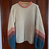 Mi Proyecto del curso: Crochet: crea prendas con una sola aguja. Un progetto di Fashion design, Fiber Art, DIY, Uncinetto e Textile Design di celia_mostajo - 28.03.2022