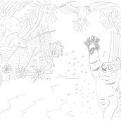 My project for course: Digital Illustration: Create a Colorful Nature Scene. Un progetto di Illustrazione tradizionale, Illustrazione digitale e Illustrazione naturalistica di lesleyroegner - 26.03.2022