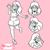 Liin Tomato Project. Un proyecto de Diseño de personajes, Dibujo a lápiz, Dibujo, Ilustración con tinta y Manga de Linsy Salas - 28.03.2022