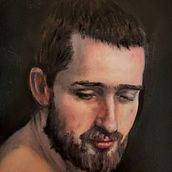 My project for course:  Realistic Oil Portraiture: Conveying Detail and Expression. Fine Arts, Painting, and Oil Painting project by Carlos Almeida - 02.24.2022