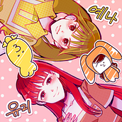 Illustrations and manga. Een project van Motion Graphics, Animatie, Ontwerp van personages y Karakteranimatie van Mari nk - 28.03.2021