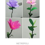 Mi Proyecto del curso: Técnicas para la creación de flores de papel. Paper Craft, Decoration, and DIY project by MORELBA SERRANO - 03.29.2022