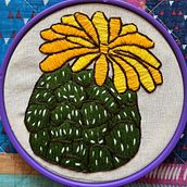 Mi Proyecto del curso: Introducción al bordado botánico. Un proyecto de Bordado y Diseño textil de Aida Velázquez - 29.03.2022