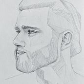 My project for course: Portrait Sketchbooking: Explore the Human Face. Un proyecto de Bocetado, Dibujo, Dibujo de Retrato, Dibujo artístico y Sketchbook de Puna Earl - 29.03.2022
