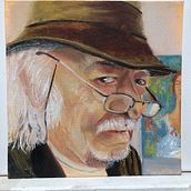 Mein Kursprojekt: Realistisches Ölporträt: Details und Ausdruck . Fine Arts, Painting, and Oil Painting project by Gaby - 12.19.2023