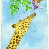Giraffa provvisorio. Un proyecto de Ilustración tradicional de Laura Santoro - 30.03.2022