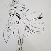 My project for course: Female Character Design for Comics. Design de personagens, Comic, e Desenho projeto de marshallartsstudios - 30.03.2022