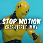 Crash Test Dummy | Stop Motion Animation. Un projet de Animation de personnages, Stop motion, Animation, Vidéo , et Postproduction audiovisuelle de James Cao - 13.12.2021