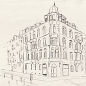 Mein Kursprojekt: Architektonische Zeichnung mit Aquarell und Tinte. Projekt z dziedziny Sketching,  R, sunek, Malowanie akwarelą,  R, sunek architektoniczn, Sketchbook,  R i sunek atramentem użytkownika free4ski - 30.03.2022