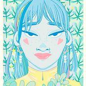 “Bite Me” Illustrated Portraits Ein Projekt aus dem Bereich Traditionelle Illustration von Agustina Bonaventura - 30.03.2022