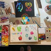 My project for course: Illustration Techniques to Unlock your Creativity. Un progetto di Design, Illustrazione tradizionale, Belle arti, Pittura, Creatività, Creatività con i bambini e Sketchbook di Trena - 31.03.2022
