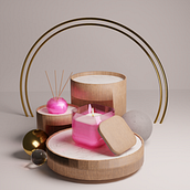 Mi Proyecto del curso: Diseño de sets en 3D para productos. Advertising, 3D, Art Direction, Product Design, and 3D Design project by elemartin34 - 02.16.2022