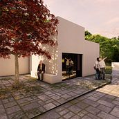 Tanatorio en Begur Ein Projekt aus dem Bereich Architektur, 3-D-Modellierung, L und schaftsbau von Laia Diego Esteve - 31.03.2022
