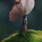 My project for course: Atmospheric Scenes in Procreate: Paint with Color and Light. Traditional illustration, and Digital Illustration project by kukojus - 03.30.2022