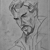 My project for course: Portrait Sketchbooking: Explore the Human Face. Un proyecto de Bocetado, Dibujo de Retrato y Sketchbook de Adren Han - 28.03.2022
