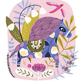 Cheval Dala. Un proyecto de Ilustración tradicional de Sophie Rohrbach - 07.03.2022