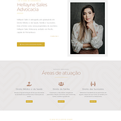 Website Hellayne Sales Advocacia . Web Design, Design, and UX / UI project by Eduardo Lima - 03.07.2022