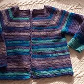Il mio progetto del corso: Top-down: capi interi all'uncinetto. Fashion Design, Fiber Arts, DIY, and Textile Design project by cittadino67_cc - 04.01.2022
