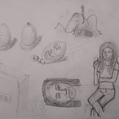 Mein Kursprojekt: Die Sketching Kunst: Transformiere Skizzen in Kunst. Projekt z dziedziny Trad, c, jna ilustracja, R, sunek ołówkiem,  R, sunek i Sketchbook użytkownika kat_deking - 01.04.2022